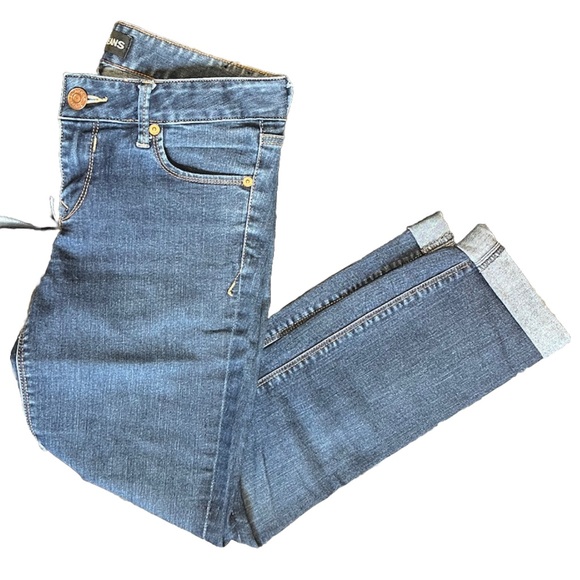 Express Stella Low Rise Ankle Skinny Denim Jeans, Size 6, Y2K, - Picture 1 of 5